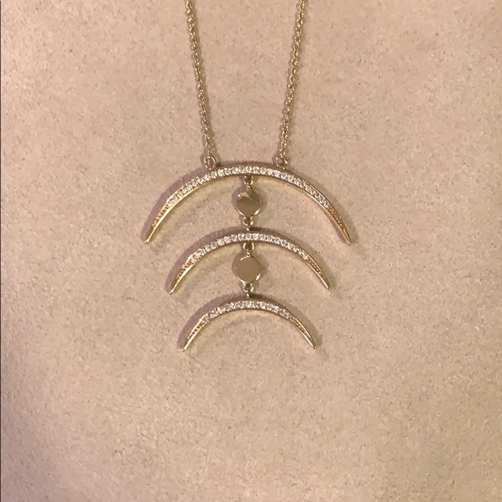 Crescent necklace